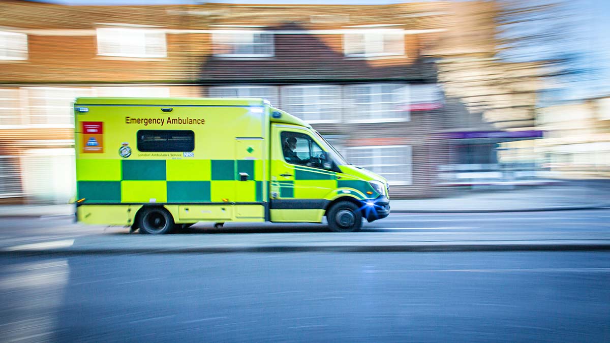 Picture of a fast moving ambulance - thanks to Ian Taylor on Unsplash