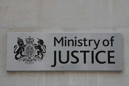 Ministry of Justice plaque