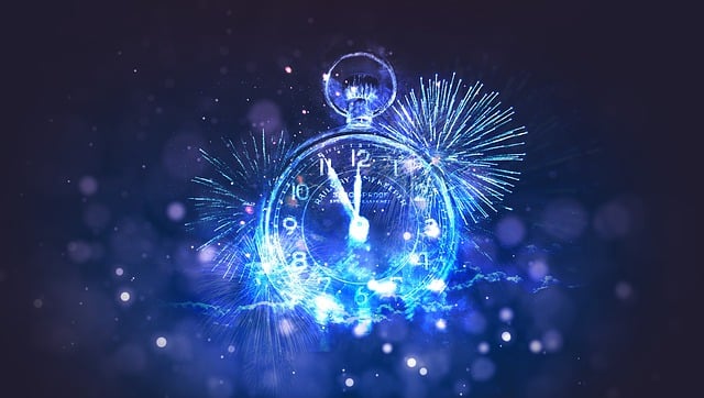 clock in fireworks - Image by Markéta Klimešová from Pixabay
