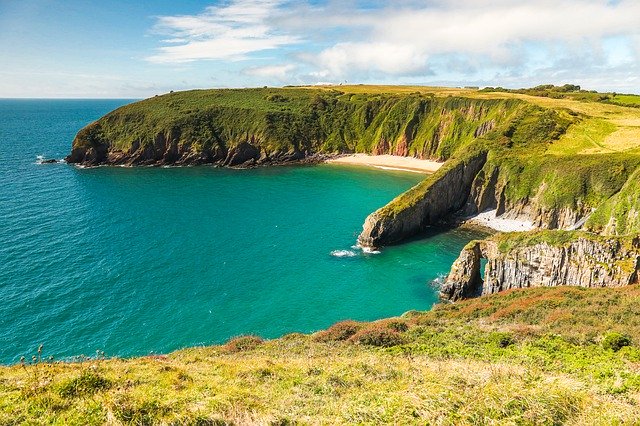 Photo of a Welsh coastline