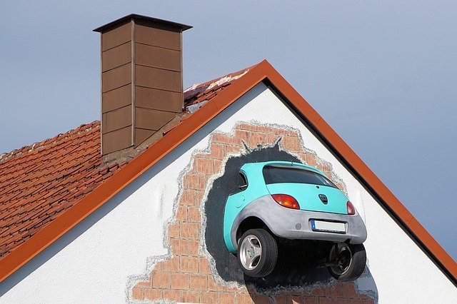 Car House Accident